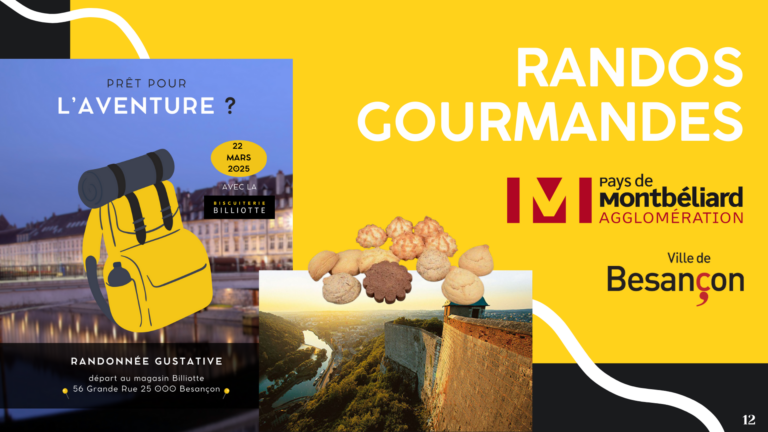 Rando gourmande ville de Besançon