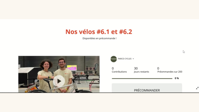 Page de crowdfunding KissKissBankBank