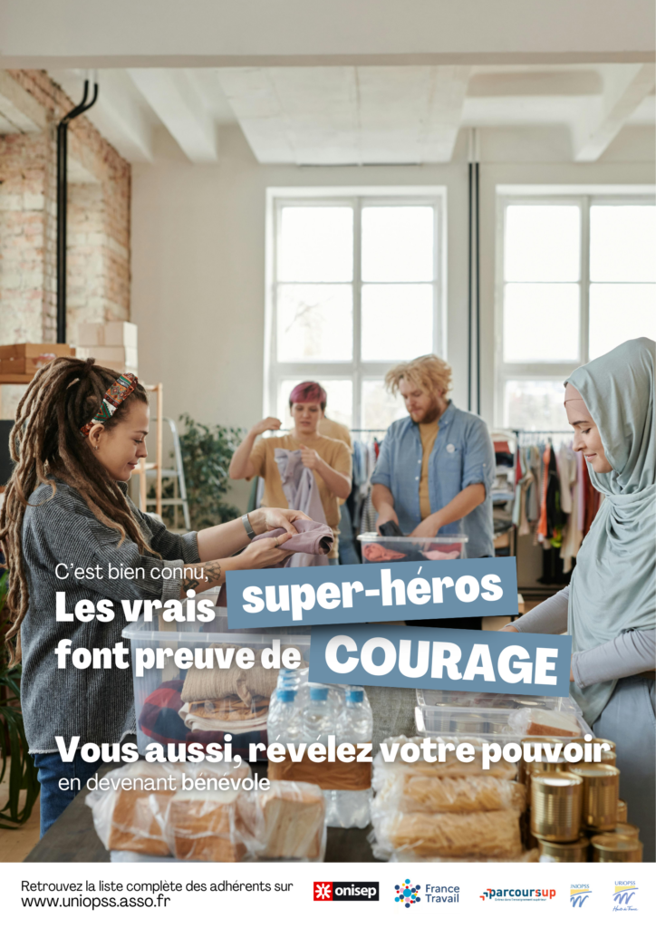 Les vrais super héros font preuve de courage