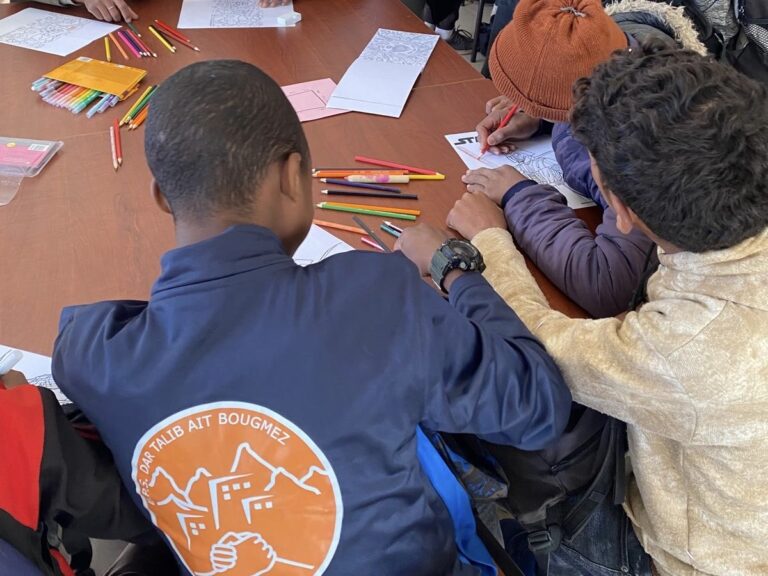 enfants de l'internat de Tabant Maro'Cap