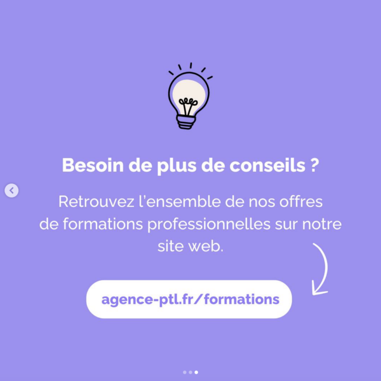 Redirection vers le site web de l'Agence PTL
