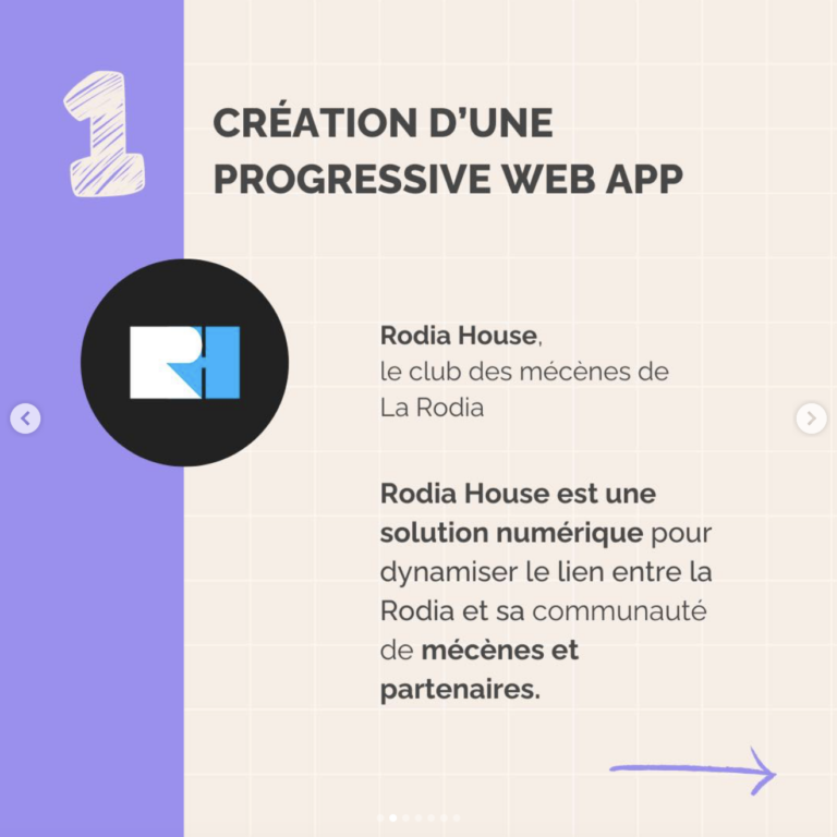 création d'une progressive web app