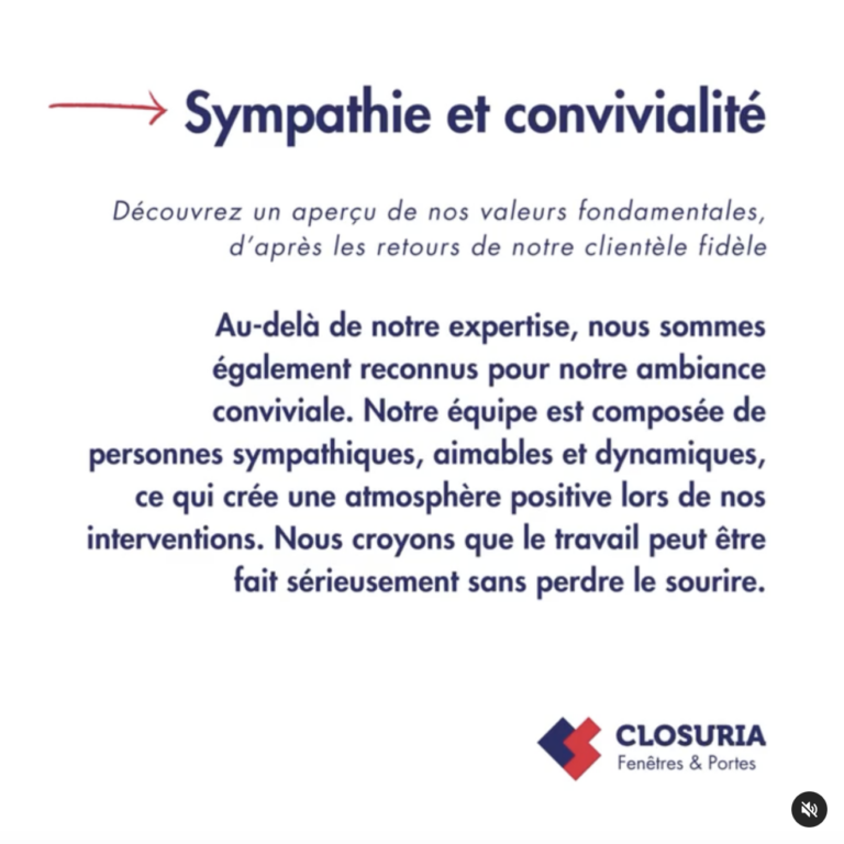 Slide 1 "Qui sommes-nous" Closuria
