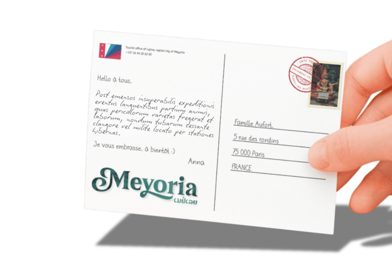 meyoria drapeau fictif texte fictif