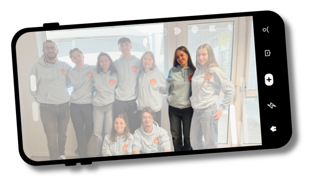 équipe maro'cap à l'aéroport