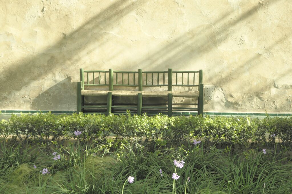 banc jardin secret